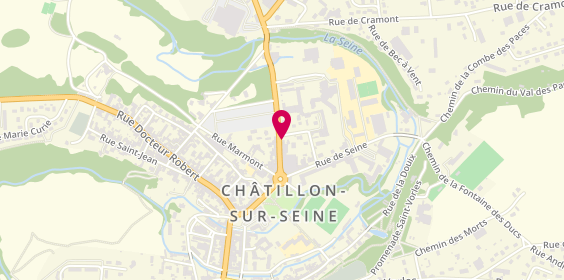 Plan de Eléphant Bleu, 4 Ter Rue de la Libération, 21400 Châtillon-sur-Seine