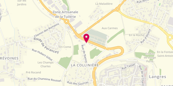 Plan de Relais de la Collinière, avenue de la Collinière, 52200 Langres