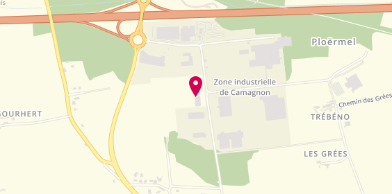 Plan de Car-Vapro, 6 Zone Industrielle de Camagnon, 56800 Ploërmel