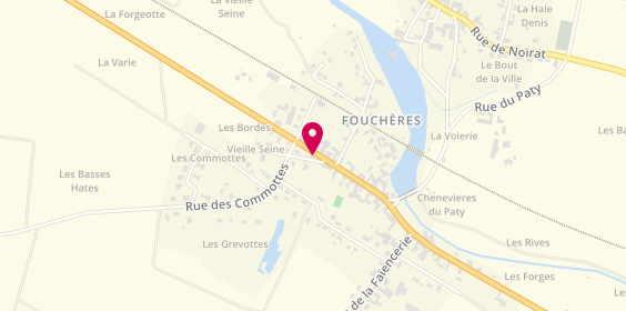 Plan de Total, 25-26 Faubourg de Champagne, 10260 Fouchères