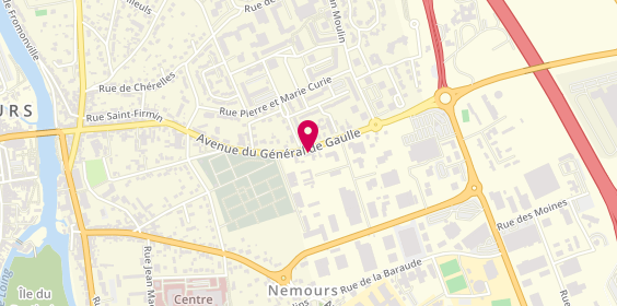 Plan de Relais Nemours de Gaulle, 10 avenue du Général de Gaulle, 77140 Nemours