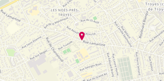 Plan de GILTIEN Eric, 40 Rue Lamartine, 10420 Les Noës-près-Troyes