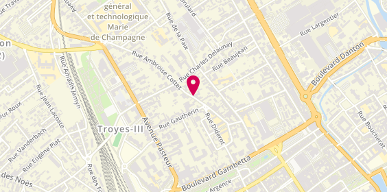 Plan de Cerival Detailing, 52 Rue Ambroise Cottet, 10000 Troyes