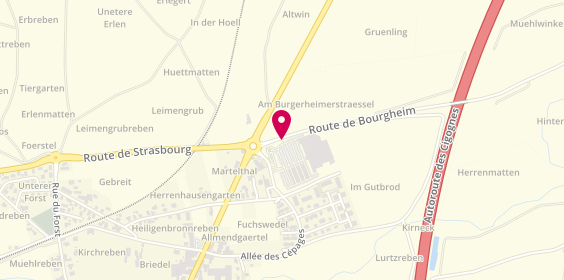 Plan de Espace Lavage Nord Alsace, 2 Route Bourgheim, 67140 Gertwiller