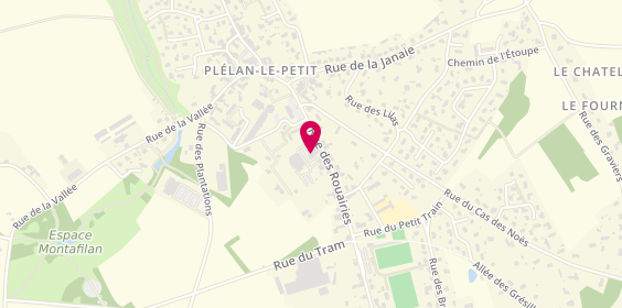 Plan de INTERMARCHÉ, 8 Rue des Rouairies, 22980 Plélan-le-Petit