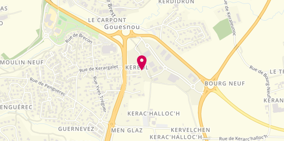 Plan de Breizh Auto Net, Zone Aménagement de Mescadiou
160 Rue de Kerheol, 29850 Gouesnou