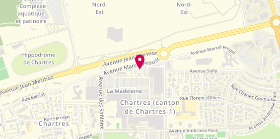 Plan de Bel'o Jet, Centre Commercial Carrefour
avenue Marcel Proust, 28000 Chartres