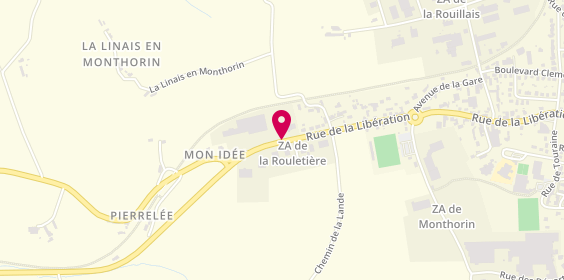 Plan de Garage Police, Zone Artisanale de la Rouletière, 35420 Louvigné-du-Désert
