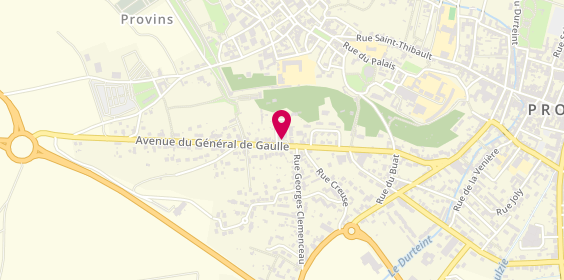 Plan de Station Service Eni - Provins, 16 avenue du Général de Gaulle, 77160 Provins