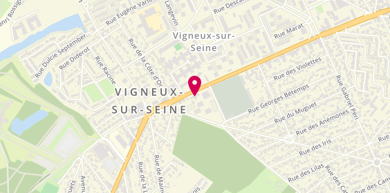 Plan de BP, 54 avenue Henri Barbusse, 91270 Vigneux-sur-Seine
