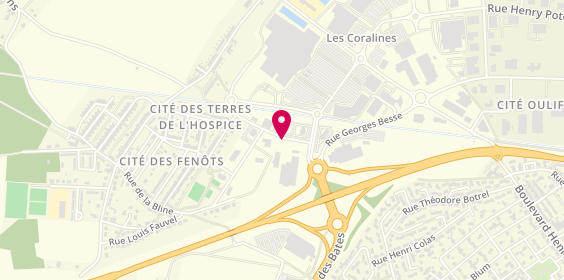 Plan de Les Lavages Durocasse, 1 Rue René Miet, 28100 Dreux