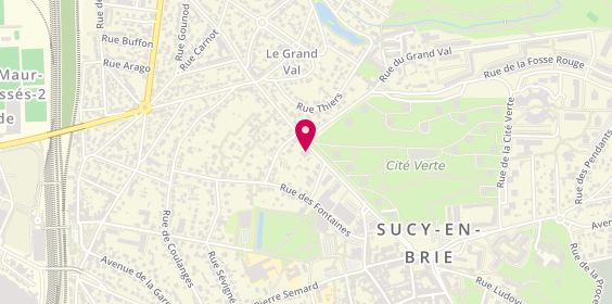 Plan de Total, 13-17 Rue Maurice Berteaux, 94370 Sucy-en-Brie