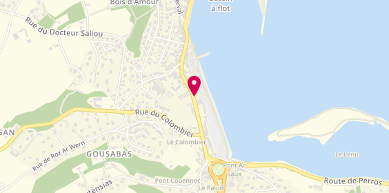 Plan de Total, 34 Rue Ernest Renan, 22700 Perros-Guirec