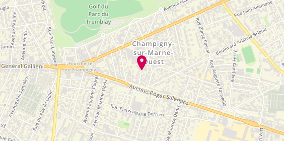 Plan de BOET Philippe, 10 Rue de la Liberté, 94500 Champigny-sur-Marne