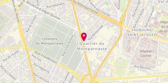 Plan de GES Location Garage, 253 Boulevard Raspail, 75014 Paris