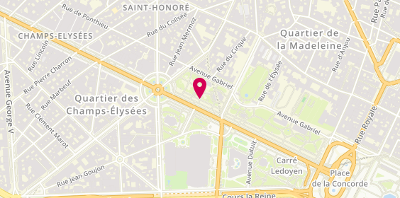 Plan de Crysalid, 18 Avenue Champs Elysées, 75008 Paris