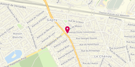 Plan de Lavage Center, 49 Rue Vaillant Couturier, 93220 Gagny