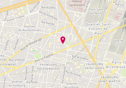 Plan de Ucar, 5 Rue d'Abbeville, 75010 Paris