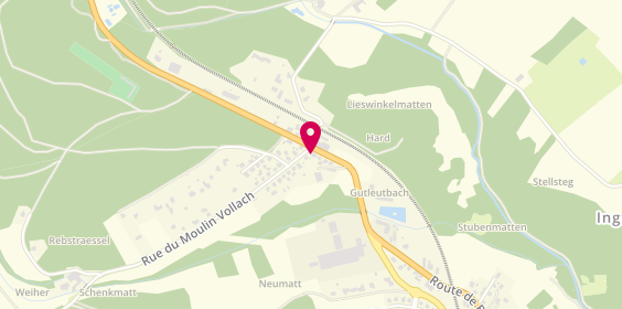Plan de As Net Car, 6 Route de Wimmenau, 67340 Ingwiller