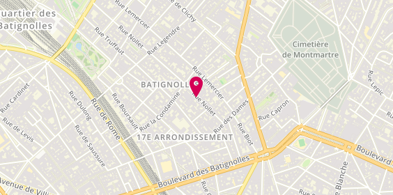 Plan de Exepxion - Siège social, 23 Rue Nollet, 75017 Paris