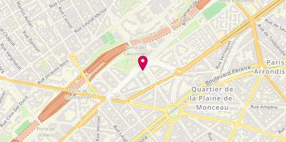 Plan de Urban-Cars Atelier, 191 Rue Courcelles, 75017 Paris