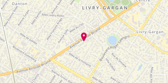Plan de A & J Lavage Auto, 60 avenue Aristide Briand, 93190 Livry-Gargan