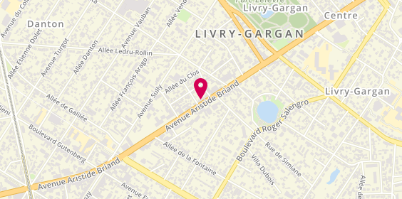 Plan de Seven star auto, 145 avenue Aristide Briand, 93190 Livry-Gargan