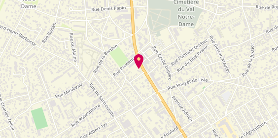 Plan de Relais du Drapeau, 151 avenue Gabriel Péri, 95870 Bezons