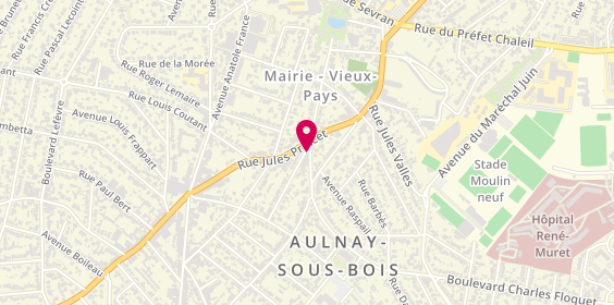 Plan de Gams, 32 Rue Rouget de l'Isle, 93600 Aulnay-sous-Bois