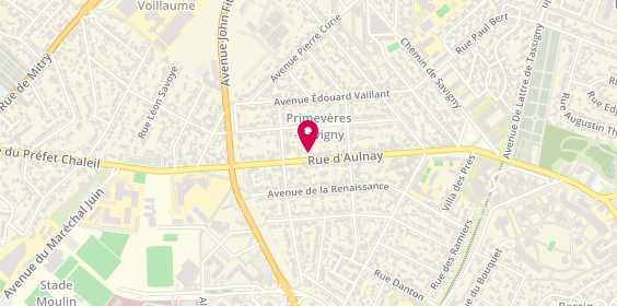 Plan de Sla, 74 Rue d'Aulnay, 93270 Sevran