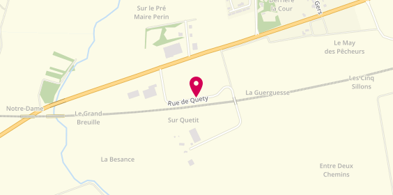 Plan de Lorraine Nord Lavage & Services, Rue de Quety, 57420 Cheminot