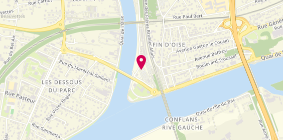 Plan de RDL Lavage, Rue du Relais de Halage, 78700 Conflans-Sainte-Honorine