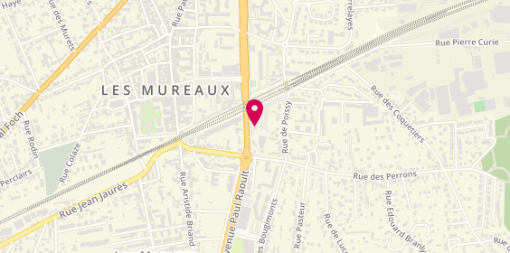 Plan de Relais Bougimonts, 29 avenue Paul Raoult, 78130 Les Mureaux
