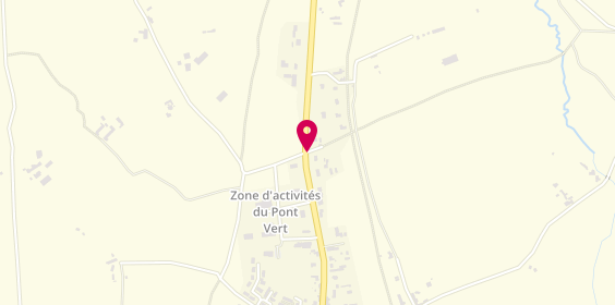 Plan de Spid Lavage, Zone Artisanale Pont Vert, 50490 Saint-Sauveur-Lendelin