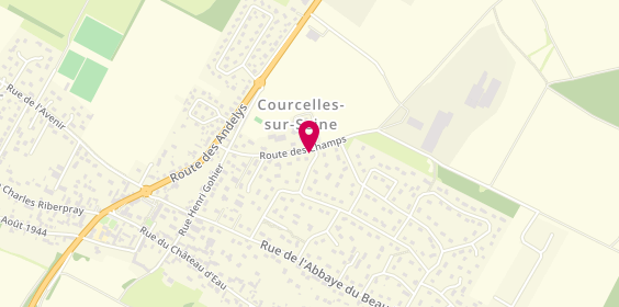Plan de CosmétiCar, 9 Route des Champs, 27940 Courcelles-sur-Seine