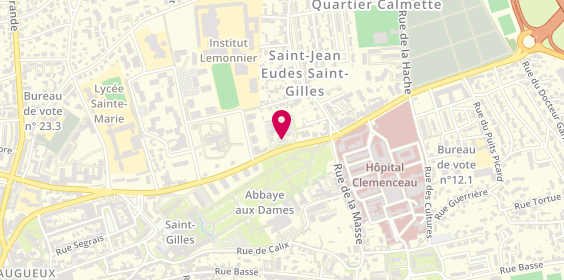 Plan de Relais Saint Gilles, 73-75 Av. Georges Clemenceau, 14000 Caen
