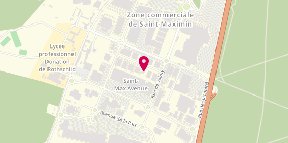 Plan de H2AU Lavage (Hydrostar), 184 Rue du Jeu de Paume, 60740 Saint-Maximin