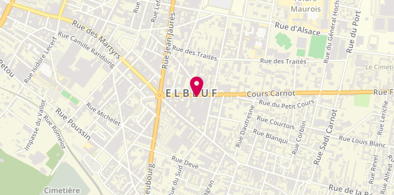 Plan de Relais Elbeuf, 55 Cours Carnot, 76500 Elbeuf