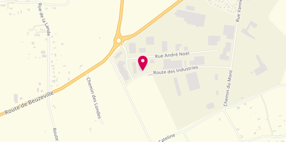 Plan de Mondial Pare Brise, Zone Artisanale Moulin A
73 Route des Industries, 27210 Boulleville
