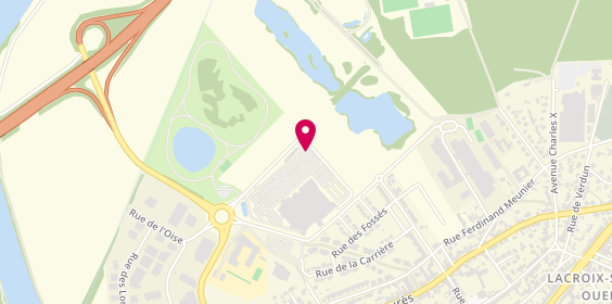 Plan de Eléphant Bleu, Zone Aménagement des Jardins Parking Centre Commercial, 60610 La Croix-Saint-Ouen