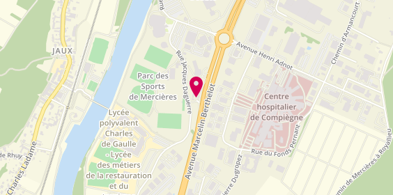 Plan de Total, Avenue de l'Europe Zone Aménagement de Mercieres, 60200 Compiègne
