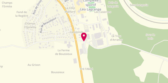 Plan de Station Service Naillon Longuyon, Route d'Arrancy, 54260 Longuyon