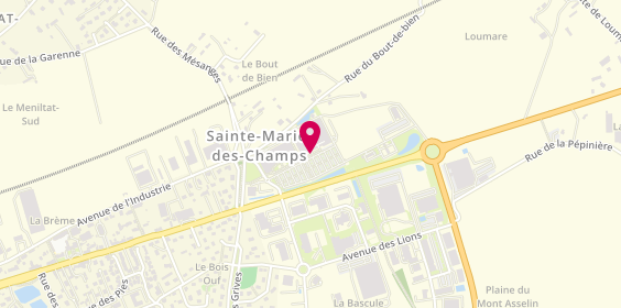 Plan de Intermarché, 261 avenue René Coty, 76190 Sainte-Marie-des-Champs