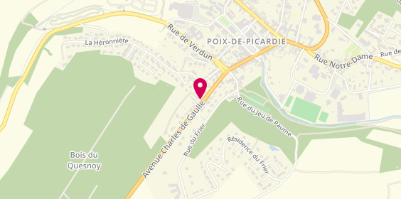 Plan de Christophe Autos, 16 avenue Charles de Gaulle, 80290 Poix-de-Picardie