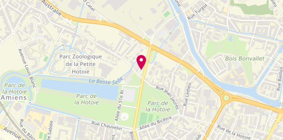 Plan de Auto Douche Service, 172 Rue Jean Jaurès, 80000 Amiens