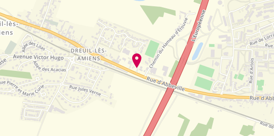 Plan de A.P Lavage Labrador, 564 avenue Louis Pasteur, 80470 Dreuil-lès-Amiens