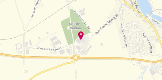 Plan de Intermarché SUPER Saint-Valery-Sur-Somme, Rue Cavée l'Évêque, 80230 Saint-Valery-sur-Somme
