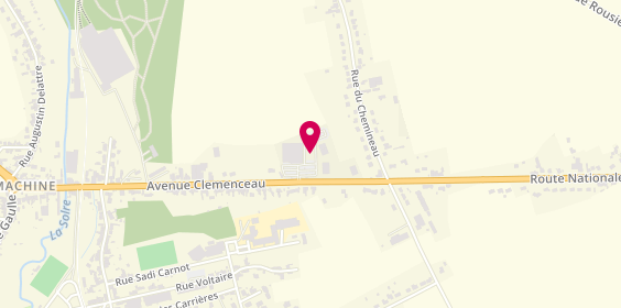 Plan de HDE Lavages, 825 avenue Clemenceau, 59680 Ferrière-la-Grande