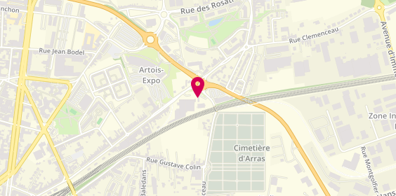 Plan de Self Auto Wash, Station de Lavage avenue Roger Salengro, 62223 Saint-Laurent-Blangy