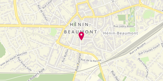Plan de Relais d'Henin Beaumont, 115 Rue Pasteur, 62110 Hénin-Beaumont